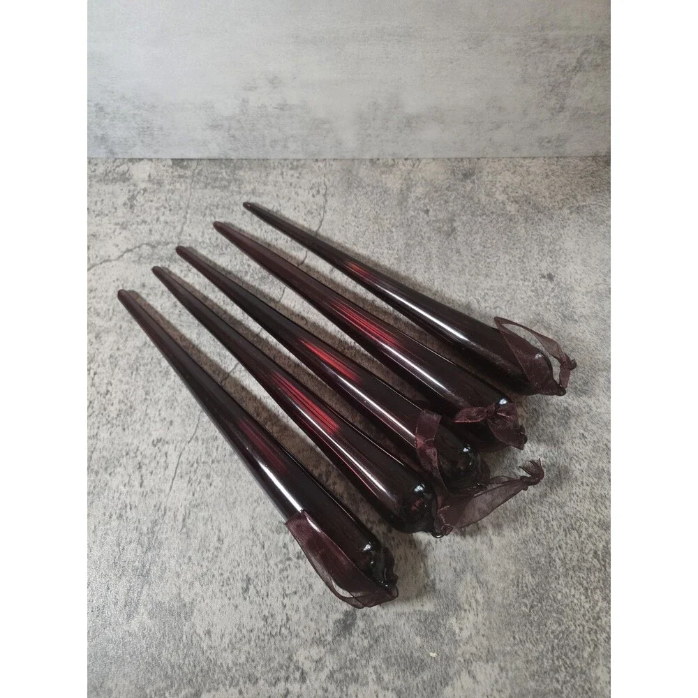 Lot of 5 Vintage Red Brown 10